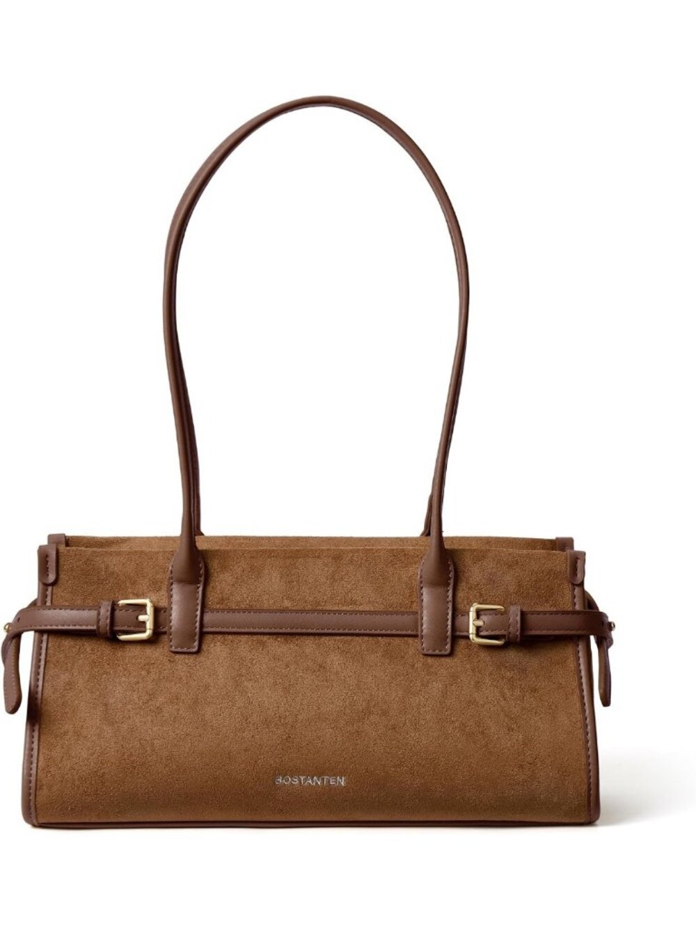 Stylish East West Suede Shoulder Bag for Women | Chic Designer Purse
